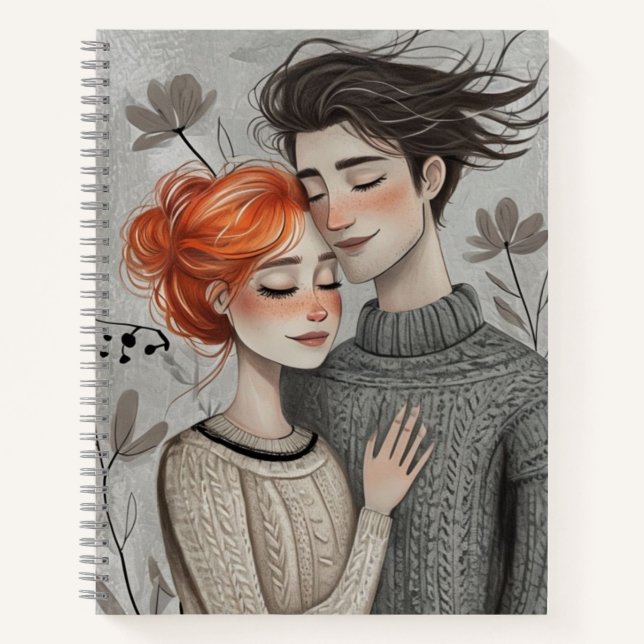 Ethereal Bond Spiral Notebook Notizbuch (Vorderseite)