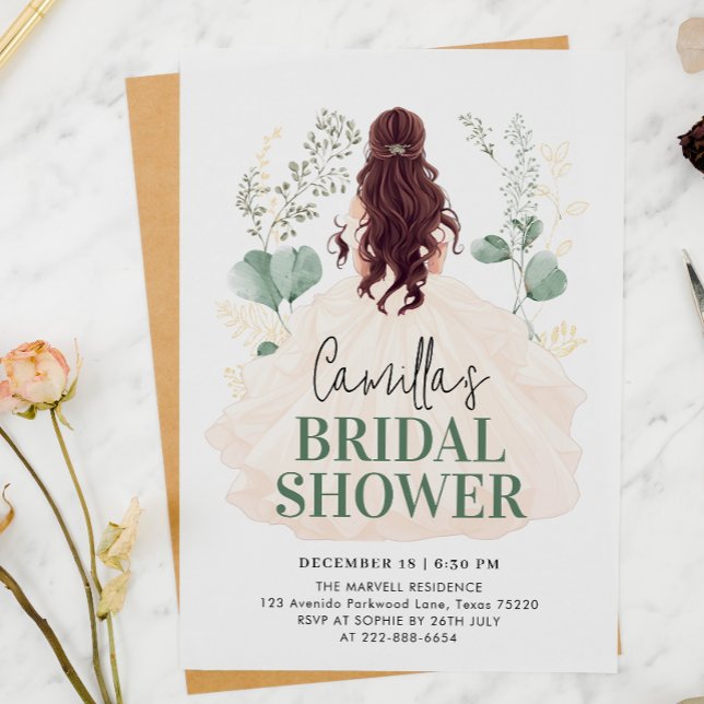 Ethereal Bride Botanisches Bliss Brautparty Einladung (Von Creator hochgeladen)
