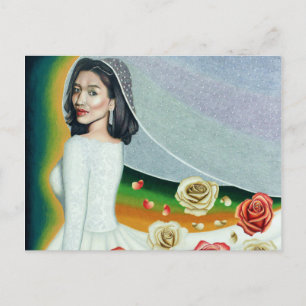 Ethereal Bride of June Postkarte
