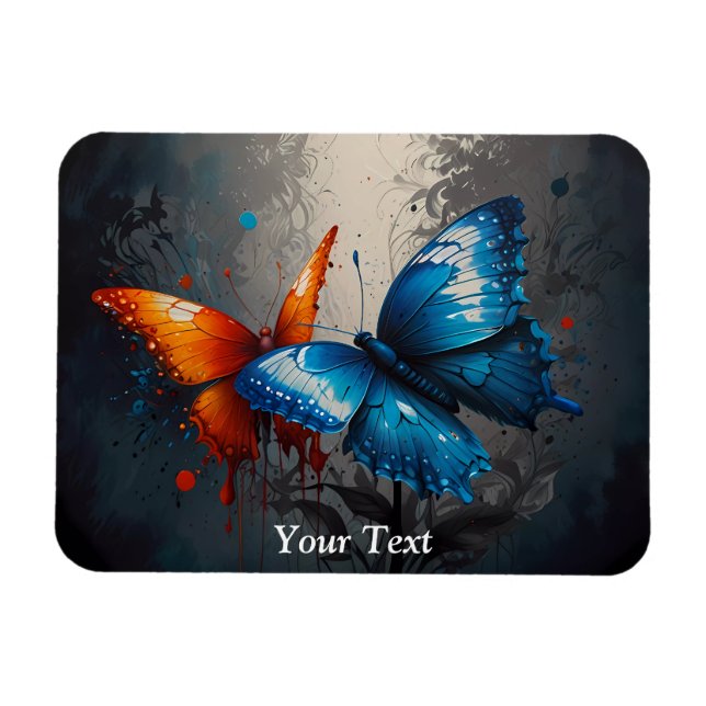 Ethereal Butterfly Dance Work Space Magnet (Horizontal)