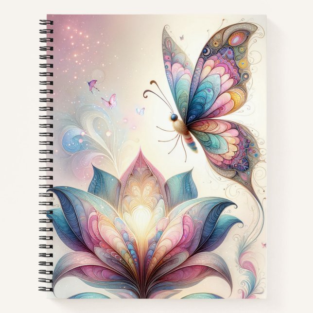 Ethereal-Butterfly-Notebook Notizbuch (Vorderseite)