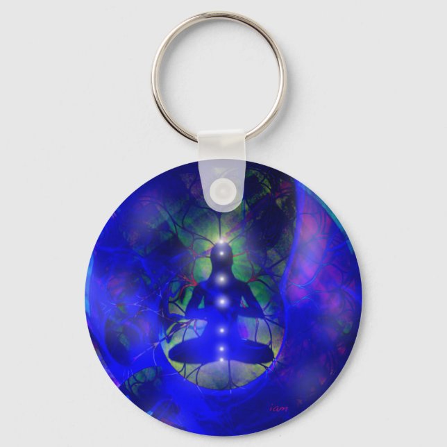 ethereal contemplation - key chain schlüsselanhänger (Vorderseite)