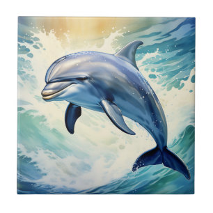 Ethereal Dolphin Marine Fliese
