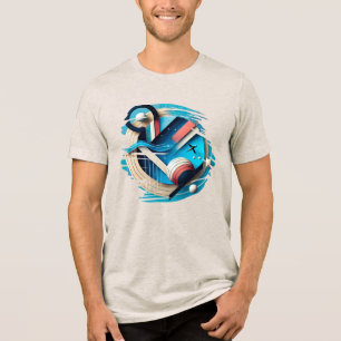 Ethereal Echo - T - Shirt für digitale Kunst