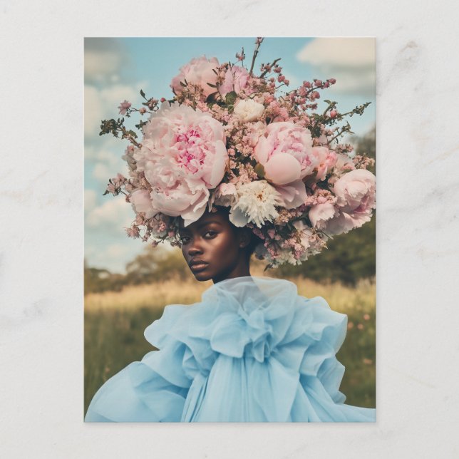 Ethereal Elegance im Blut Postkarte (Vorderseite)