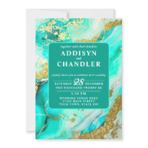 Ethereal Elegance Türkis Geode Inspiriert Hochzeit