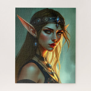Ethereal Elven Princess Jigsaw Puzzle