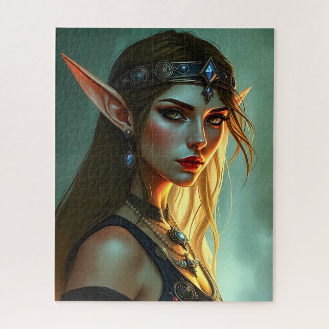 Ethereal Elven Princess Jigsaw Puzzle (Vertikal)