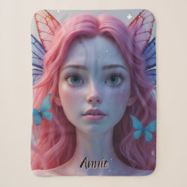 Ethereal Fairy Girl: Sherpa Blanket Sherpadecke
