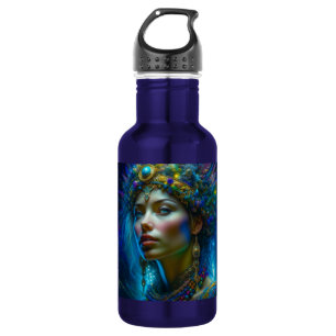 Ethereal Fantasy Art Prinzessin Warrior Beautiful Edelstahlflasche