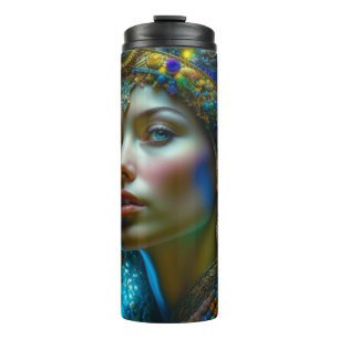 Ethereal Fantasy Art Prinzessin Warrior Beautiful Thermosbecher