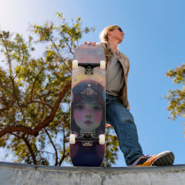Ethereal Fantasy Celestial Kindergarten Wächter Skateboard