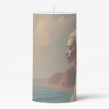 Ethereal Frau am Dreamy Beach