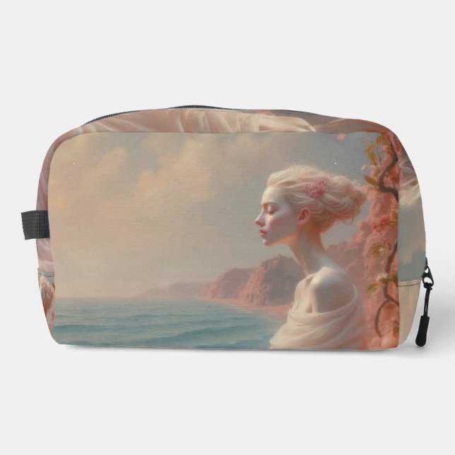 Ethereal Frau am Dreamy Beach Waschbeutel (Vorderseite)