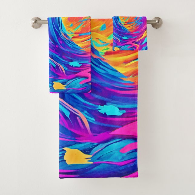 Ethereal Ghosting Schöpfung Badhandtuch Set (Insitu)