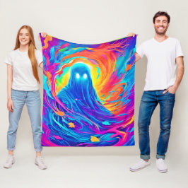 Ethereal Ghosting Schöpfung Fleecedecke