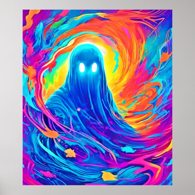 Ethereal Ghosting Schöpfung Poster (Vorne)