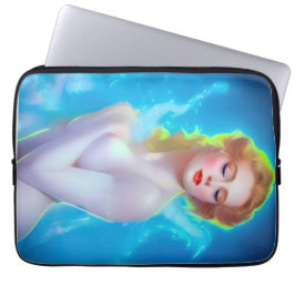 Ethereal Goddess Portrait - surreale Fantasie Laptopschutzhülle