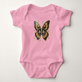 Ethereal Gold Baby Strampler