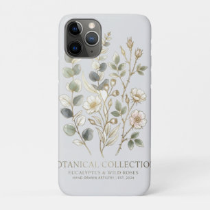 Ethereal Gold & Sage Botanische Kollektion Case-Mate iPhone Hülle
