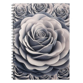 Ethereal Grau Rose Notizblock