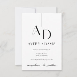 Ethereal Harmony Hochzeit Einladung