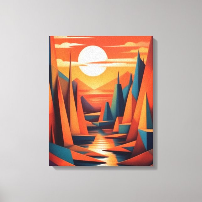 Ethereal Horizon Leinwanddruck (Vorderseite)