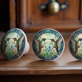 Ethereal Hummingbird Dance Keramik Knob Pull Keramikknauf