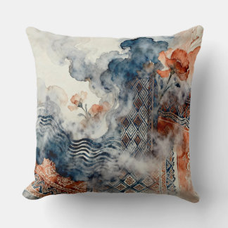 Ethereal Indonesian Batik Kissen