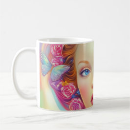 Ethereal-Kronenportrait Kaffeetasse