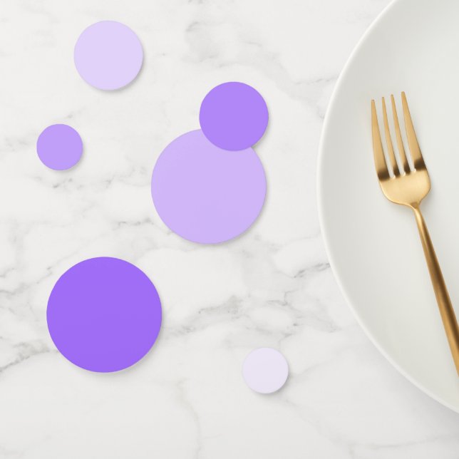 Ethereal Lavender Table Confetti - Weiche Gradient Konfetti (Gruppe)