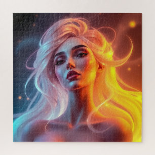 Ethereal Light Fantasy Woman - Vibrannte Art