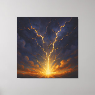 Ethereal Lightbreak Leinwanddruck