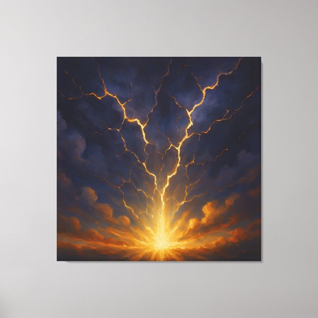 Ethereal Lightbreak Leinwanddruck (Vorderseite)