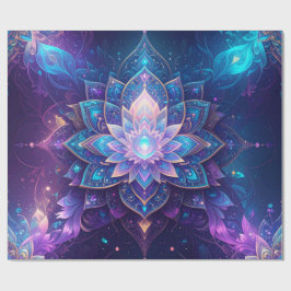 Ethereal Lotus Wrapping Paper Geschenkpapier