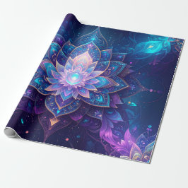 Ethereal Lotus Wrapping Paper Geschenkpapier