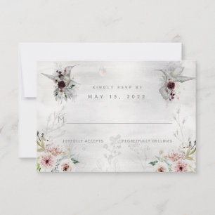 Ethereal Love Mariage No Meal Choice Carte RSVP