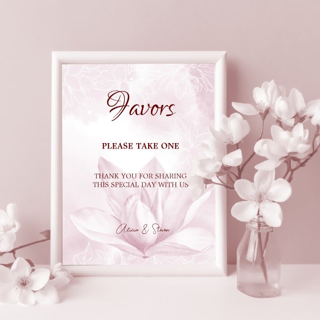 Ethereal Magnolia Blume, Gastgeschenke Hochzeiten Poster (Von Creator hochgeladen)