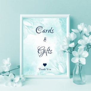 Ethereal Magnolia Blume, Hochzeitskarten und Gesch Poster