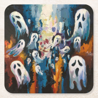 Ethereal Mat Rechteckiger Pappuntersetzer