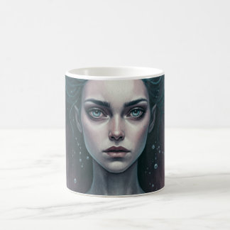 Ethereal Mermaid Portrait Kaffeetasse