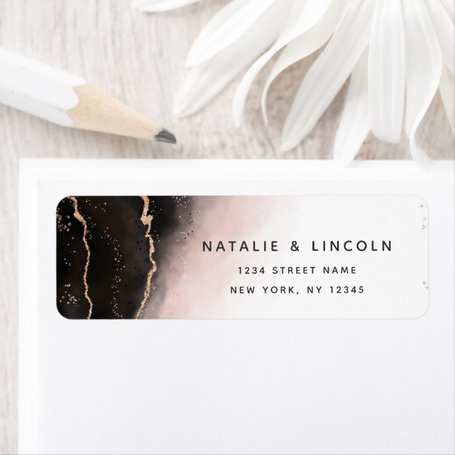 Ethereal Mist Ombre Blush Moody Rücksendeadresse (Insitu)