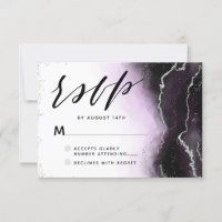 Ethereal Mist Ombre Ultra Violet Moody Wedding