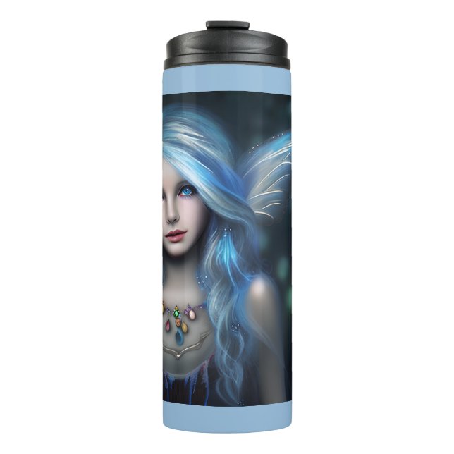 Ethereal Mystical Fairy Girl Thermosbecher (Vorderseite)