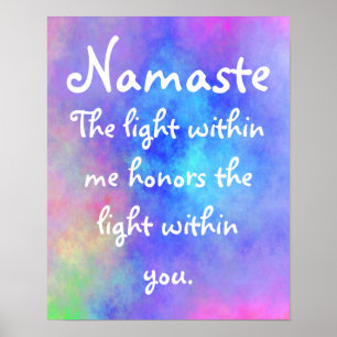 Ethereal Namaste signifie affiche