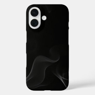Ethereal Noir Smoke – Premium Dark Aesthetic Phone iPhone 16 Hülle