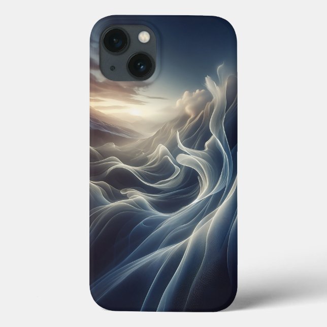 Ethereal Silk Waves Handyhülle - Abstrakte Licht V Case-Mate iPhone Hülle (Rückseite)