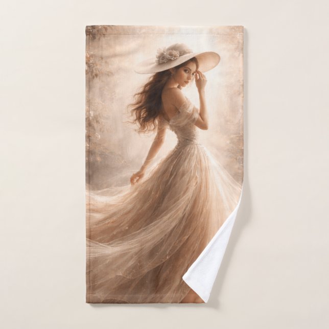 Ethereal Slavic Water Nymph Towel | Boho (Serviette à main)