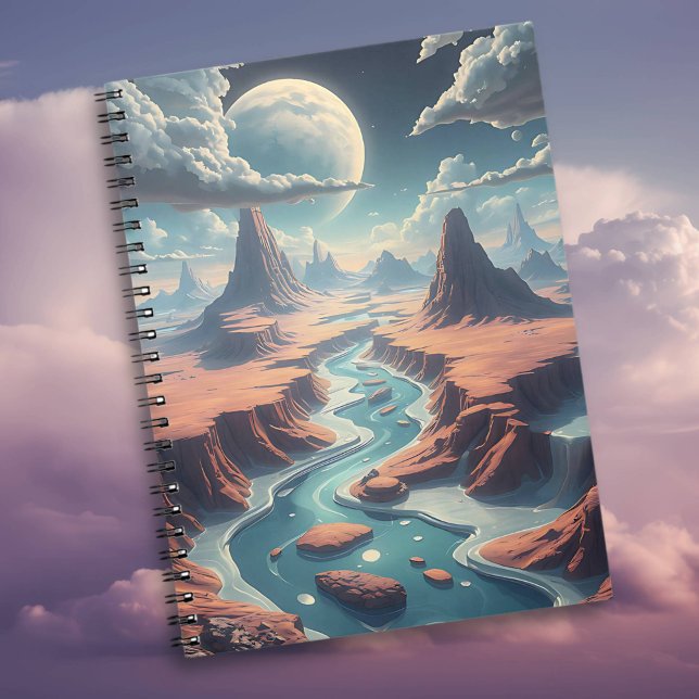 Ethereal Surreal World AI Art Notizblock (Von Creator hochgeladen)