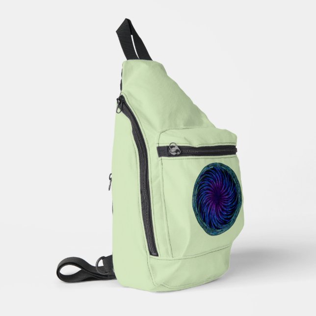 Ethereal Swirl Crossbody Bag (Linke Seite)
